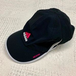 Adidas Pink And Black Adizero Hat 